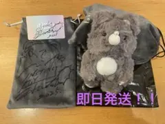 大久保博人サイン Instinctoy Muckey ぬいぐるみキーホルダー