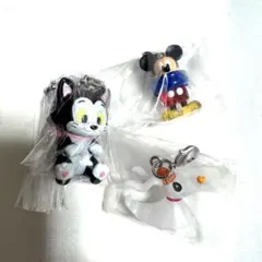 ディズニー カラーコレクションチャーム フィガロ　めじるしアクセサリガチャガチャ