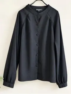 BANANA REPUBLIC バナナリパブリック ブラウス 黒 L 長袖