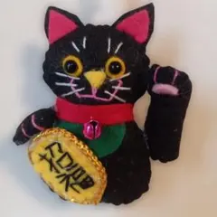 ハンドメイド フェルトマスコット 豆柴 豆助 黒柴 ラベンダーポプリ