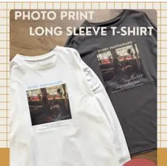 しまむら MAYOコラボ フォトプリント長袖Tシャツ