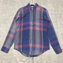 80s USA製 Polo by Ralph Lauren 長袖 チェックシャツ