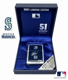 2001年限定版 シアトル・マリナーズ記念品　ICHRO 51 ZIPPO 2001年限定版 シアトル・マリナーズ記念品 ICHRO 51 ZIPPO - メルカリ