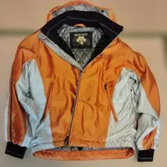 DESCENTE フード付きスキーウェア ボード ジャケット オレンジ L