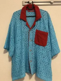 【美品】LEH Bowling Lace S/S Shirt