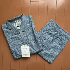 FIVE RIGHTS TAIKO メンズ パジャマ 半袖 長ズボン L 綿