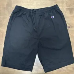 短パン　黒　チャンピオン　large