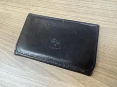 IL BISONTE（イル ビゾンテ） 名刺入れ カードケース ブラウンブラック