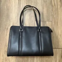 黒いビジネスバッグ 合成皮革　ユニセックス