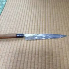 日本製 柳刃包丁 木製ハンドル 柳刃包丁 木製ハンドル（鞘付） - メルカリ