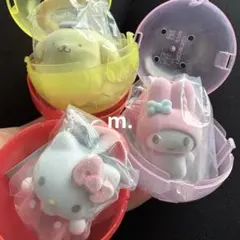 サンリオキャラクターズ　カラビナマスコットチャーム　キティ　プリン　マイメロ