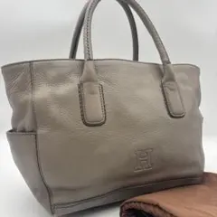 【美品】ADMJ 25周年限定 トートバッグ シュリンクレザー グレージュ 美品】ADMJ 25周年限定 トートバッグ シュリンクレザー グレージュ
