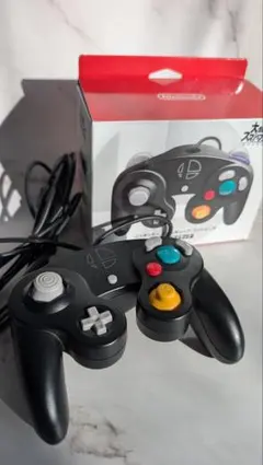 SW GCコントローラ スマブラブラック