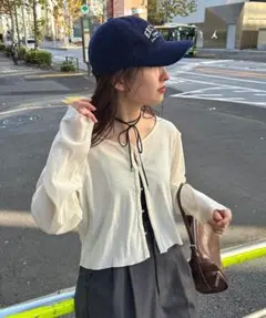 ベロアチュール2WAYカーディガンのサムネイル