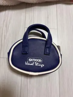 【新品】OUTDOOR ハローキティ ミニポーチ ネイビー　※チャームなし