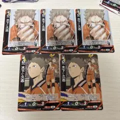 ハイキュー　バボカ　最強の挑戦者　木下　NP 烏野