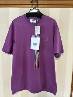 MSGM エムエスジーエム 半袖Tシャツ 新品タグ付き パープル イタリア製のサムネイル
