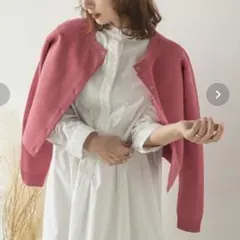 rectangle 2wayカーディガン　ピンク　（断捨離のため大幅セール中！）