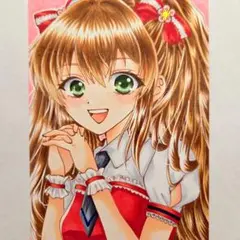 手描きイラスト　オリジナルイラスト　アナログ