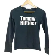 Tommy Hilfiger ロゴ長袖 Tシャツ ブラック系 レディースのサムネイル