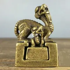 鍵：中国古美術 アンティーク南京錠 工芸品 犬型の鍵 インテリア】レア