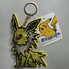 【ポケモン】マスコットクリーナー ラインストーンキーホルダー サンダース