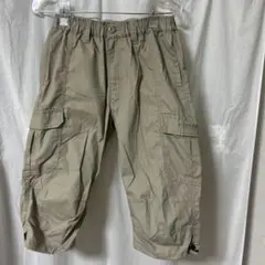 OUTDOOR カーゴパンツ M ベージュ色　膝下のサムネイル