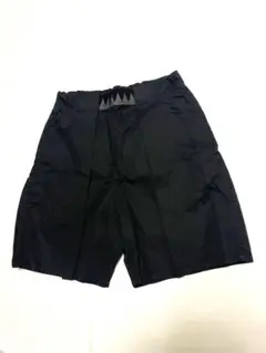 KAPITAL サルエルハーフパンツ ブラック サルエルパンツ 7分丈パンツ スウェットショートパンツ メンズ