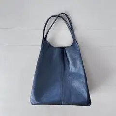 JURGEN LEHL ヨーガンレール 豚革 トートバッグ M ピッグスキン 黒のサムネイル