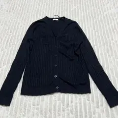 【a4499】GU 美品 カーディガン ブラック M 羽織り