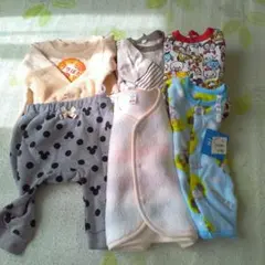 ベビー服 6点セット ミッキー 動物キャラクター