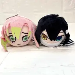鬼滅の刃 エクストラ寝そべりキーチェーンマスコット 甘露寺蜜璃 伊黒小芭内