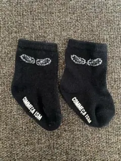 COMME CA ISM 新生児　ブラックショートソックス