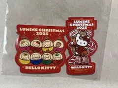 LUMINE CHRISTMAS 2023 HELLO KITTY ステッカー