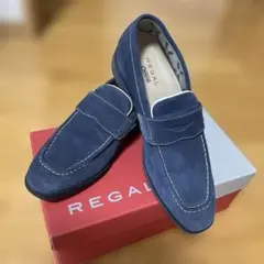 REGAL ネイビー スエード ローファー　ゴアテックス新品・未使用✨✨