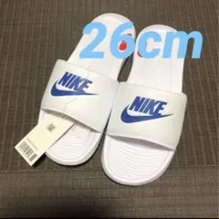 28cm NIKE ヴィクトリーワンスライド サンダル ホワイト/ブルー 正規品