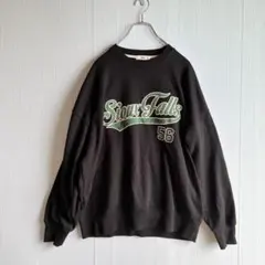 美品　ウィゴー　メンズトレーナー　ブラック　M グラフィティロゴ