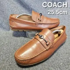 ✨​未使用✨ COACH ドライビングシューズ 青 レザー 24.5cm - メルカリ
