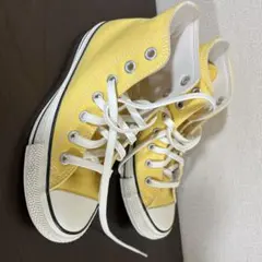 Converse ハイカット イエロー　USAサイズ 4 前少し色が付いてます