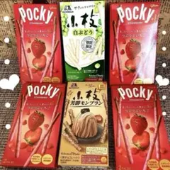 お菓子 まとめ売り ❣️ お得❣️ POCKY 苺 チョコ 全粒粉 小枝 栗 葡萄