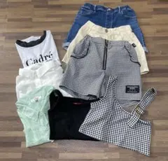 女の子　140 まとめ売り　Tシャツ　ショートパンツ　シャツ