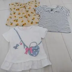 キッズ服 100cm Tシャツ 3点セット