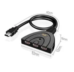 HDMI 分配器 hdmi切替器 4Kx2K ハブ 3口　3台接続 高画質