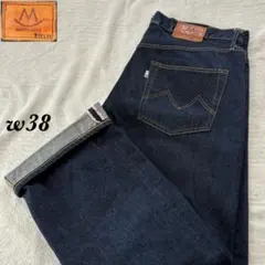 状態良好！MARUNI JEANS K-01 セルビッチデニム w38 日本製