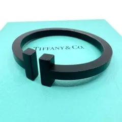 ティファニー TIFFANY&Co. Tスクエア バングル SS ブラック 黒