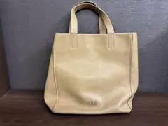 お値下げ LOEWE ハンドバッグ ベージュ レザーのサムネイル