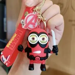 Minions ミニオンズ デットプール ver キーホルダー ストラップ