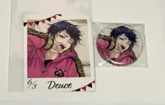 ツイステ くつろぎ 缶バッジ フォト風カード デュース