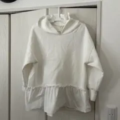 DAREKA drawstring Frill Hoodie - メルカリ