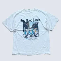ビートルズ アビーロード パロディTシャツ ビンテージ 古着 白 XL